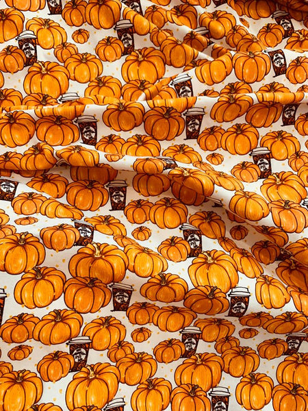 Pumpkin Spice Latte 005 1 yard CL 260 gsm