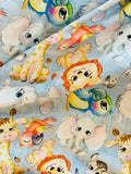 Cute animals new 1 yard CL knit 260 gsm