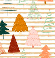 Christmas Tree new 1 yard CL knit 260 gsm