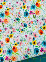 Floral new 1 yard CL knit 260 gsm