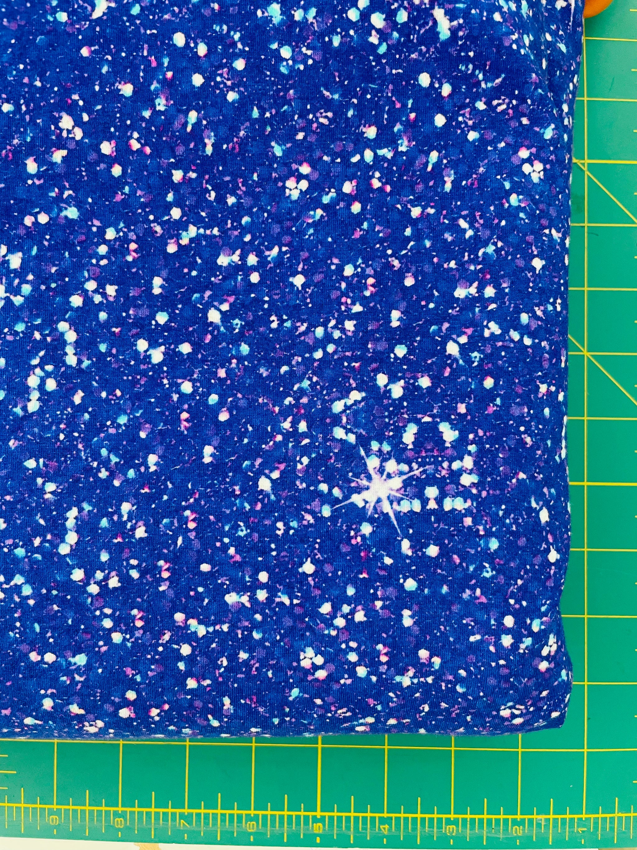 Andequal glitter lib knit BLUE ブルー glitter lib knit – andequal