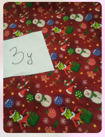 Mean Christmas 1 yard CL knit 260 gsm