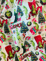 Christmas Mean one 1 yard CL knit 260 gsm