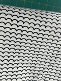 Black and white 1 yard CL knit