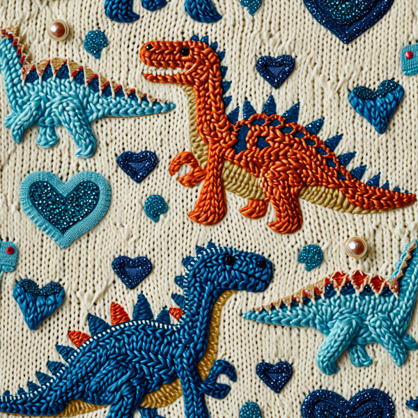 Dinosaur New 1 yard CL knit 260 gsm  glitter