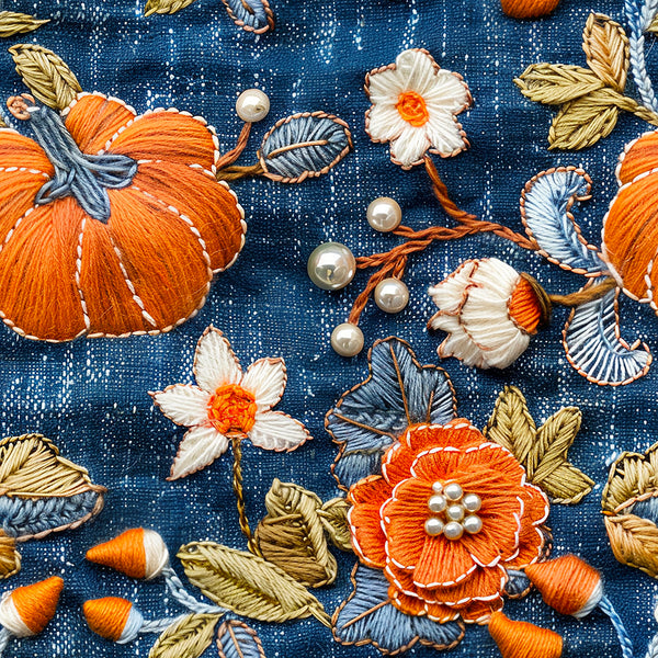 Pumpkin patch CL knit , 260 gsm, 1 yard, in stock