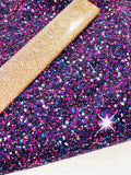 Purple glitter Space 1 yard