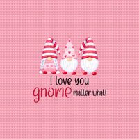 Gnome Valentine Panel CL knit