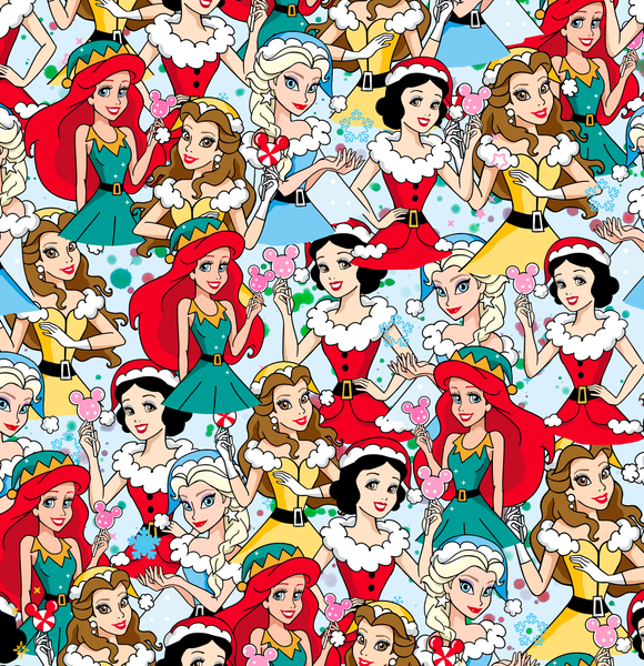Christmas Princess Princesses CL knit 1 yard