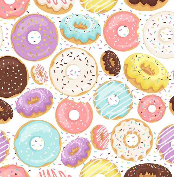 DONUTS 1 yard CL knit 260 gsm in stock