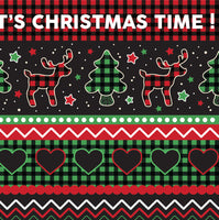 It's Christmas time 1 yard CL knit 260 gsm