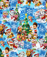 New Christmas Patrol 1 yard CL knit 260 gsm