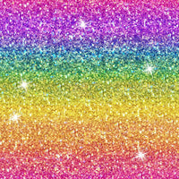 Rainbow glitter 1 yard CL knit 260 gsm