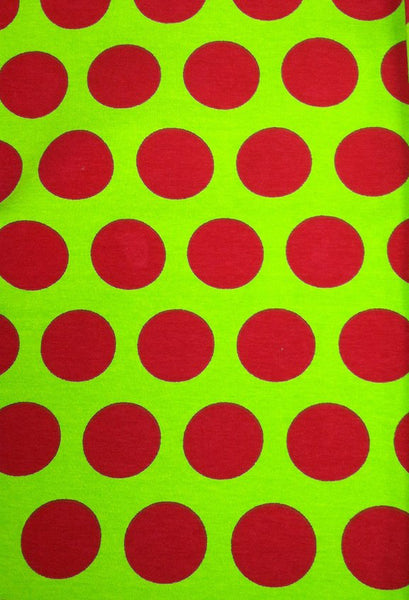 Red and Lime Green Dots