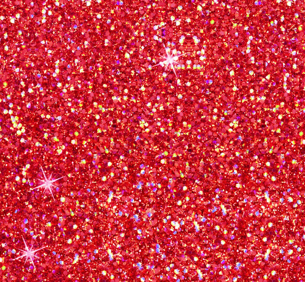 American Red Glitter 1 yard CL knit 260 gsm  glitter