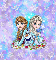 Frozen sisters Panel CL knit Frozen