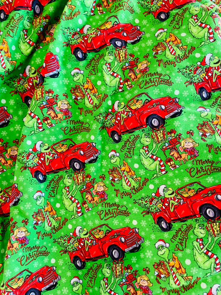 Christmas Mean one 1 yard CL knit 260 gsm