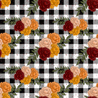 New Floral Pumpkin patch 1 yard CL 260 gsm